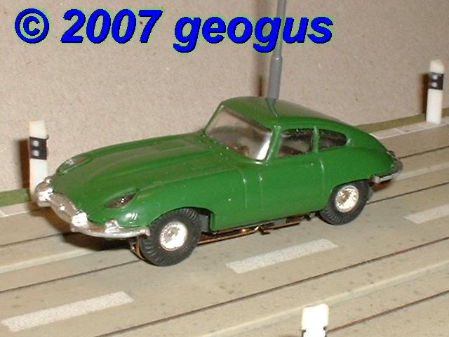 Faller AMS - Jaguar E-Type mit Flachankermotor / 60er Jahre Spielzeug (EBS117